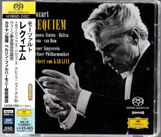 Mozart Requiem CD Herbert von Karajan Hybrid SACD Limited Edition | Japansoundstore
