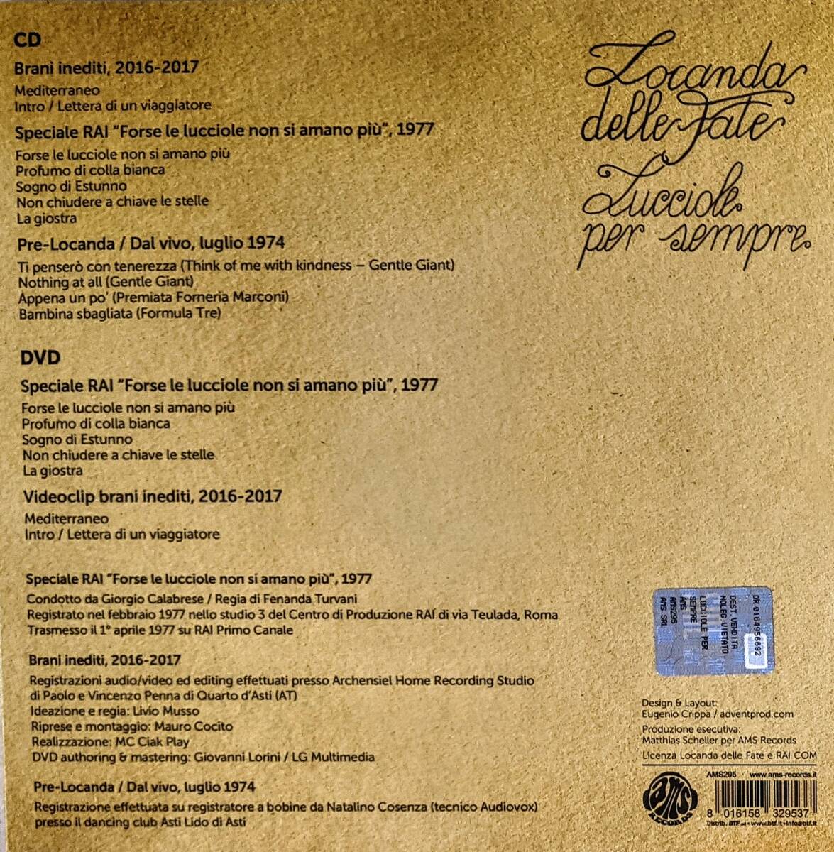 Locanda Delle Fate Limited CD with "Lucciole Per Sempre" DVD NTSC Format Used | Japansoundstore