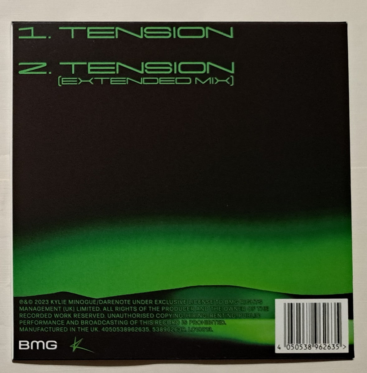 Kylie Minogue Tension CD Single UK Limited Ed  Unplayed Official Site Exclusive | Japansoundstore