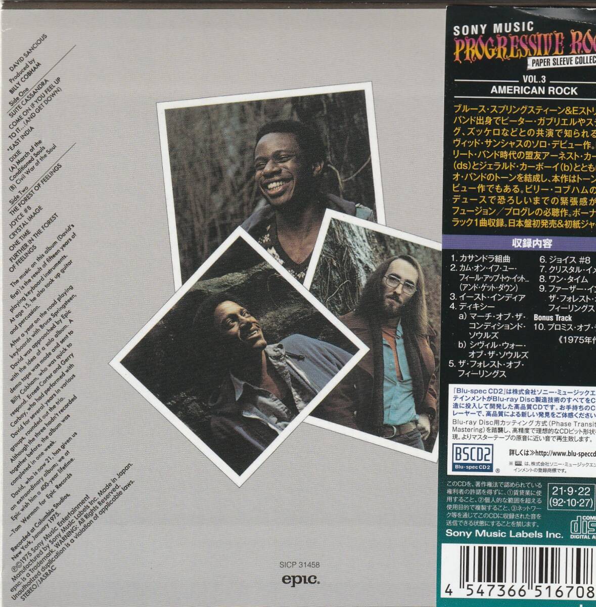 David Sancious Forest of Feelings Limited Edition Used CD, Japan Domestic Releas | Japansoundstore