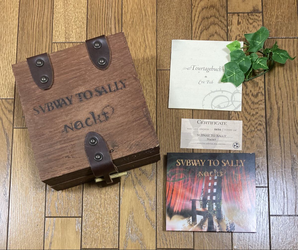 Subway To Sally Nackt BOX Set 2006 Digipack CD DVD Wooden Box Limited Ed | Japansoundstore