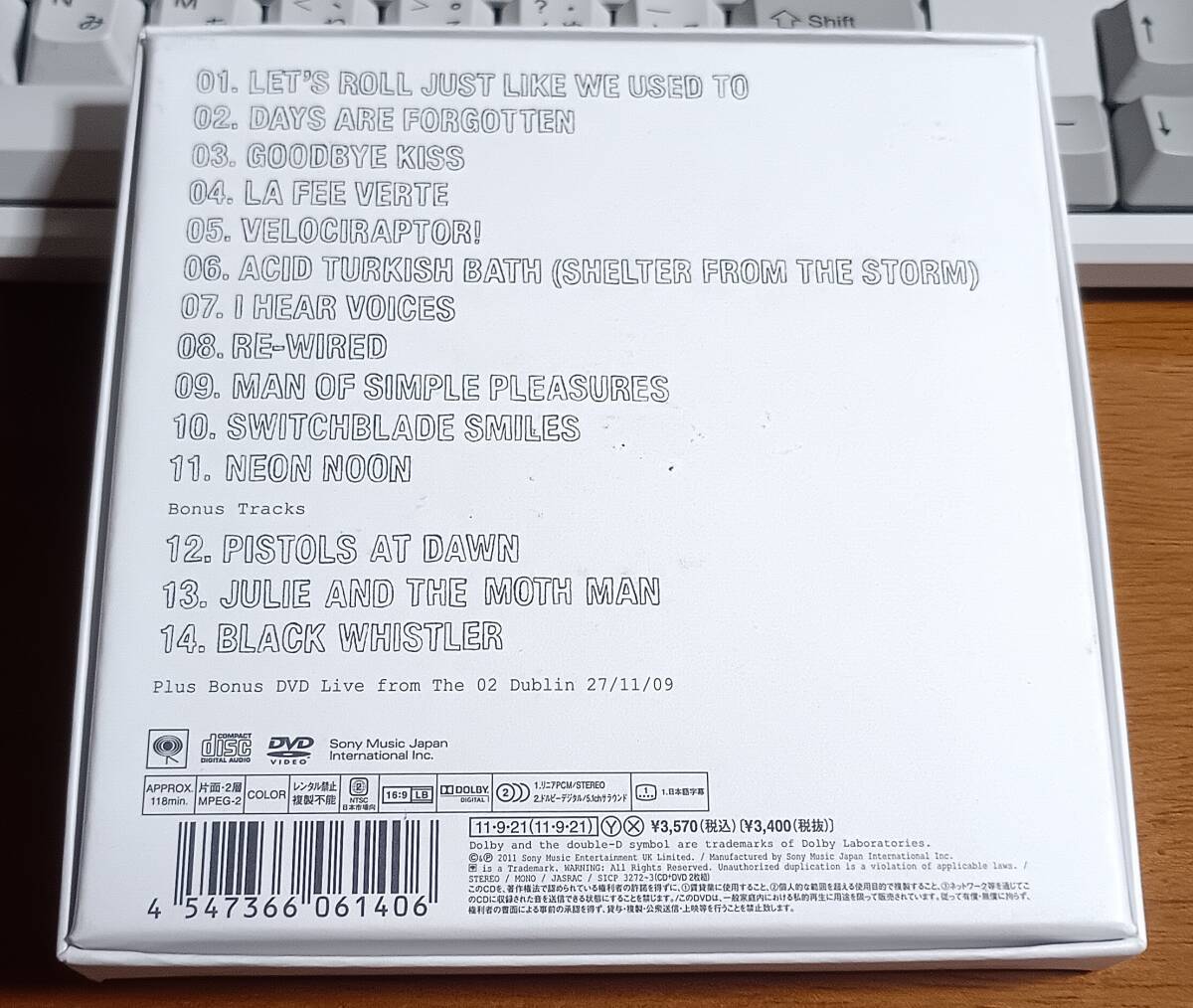 Kasabian Velociraptor Deluxe CD DVD Limited Edition Used, Empire, West Ryder | Japansoundstore