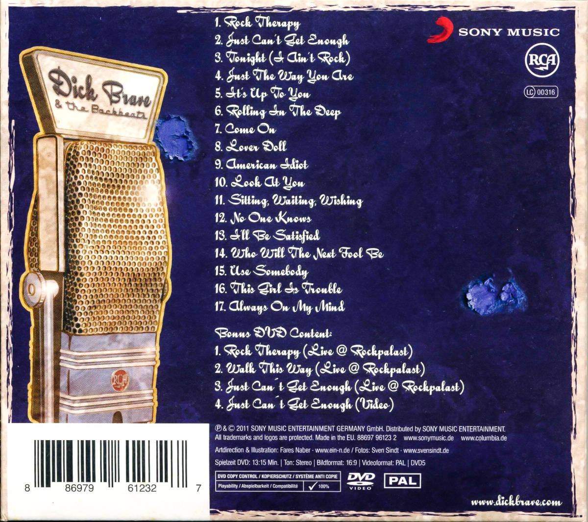 Dick Brave & The Backbeats Neo-Rockabilly CD/DVD Limited Deluxe Set Used | Japansoundstore