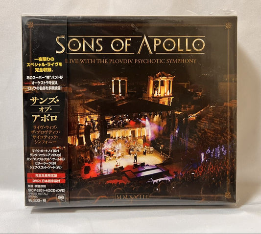 Sons of Apollo Live with Plovdiv Psychotic Symphony 3CD DVD Limited | Japansoundstore