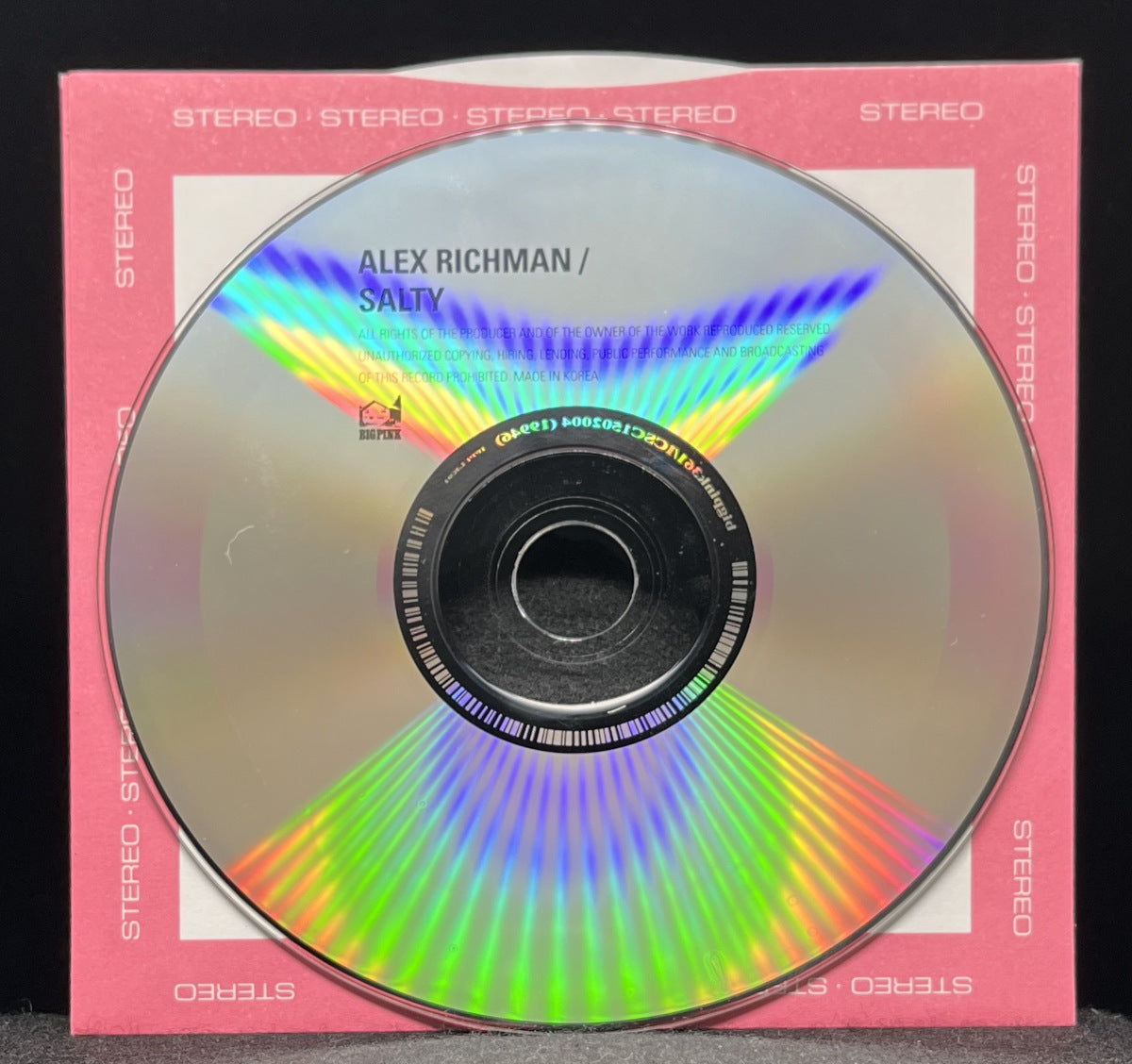 Alex Richman Salty CD Limited Edition Paper Jacket Used | Japansoundstore