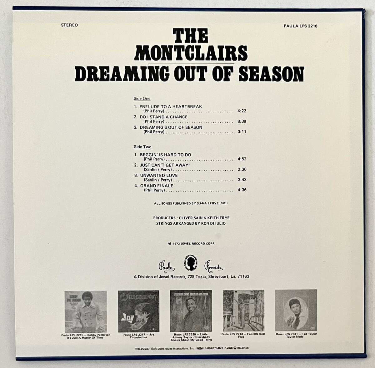 Limited Edition The Montclairs DREAMING OUT OF SEASON CD Paper Sleeve Used | Japansoundstore