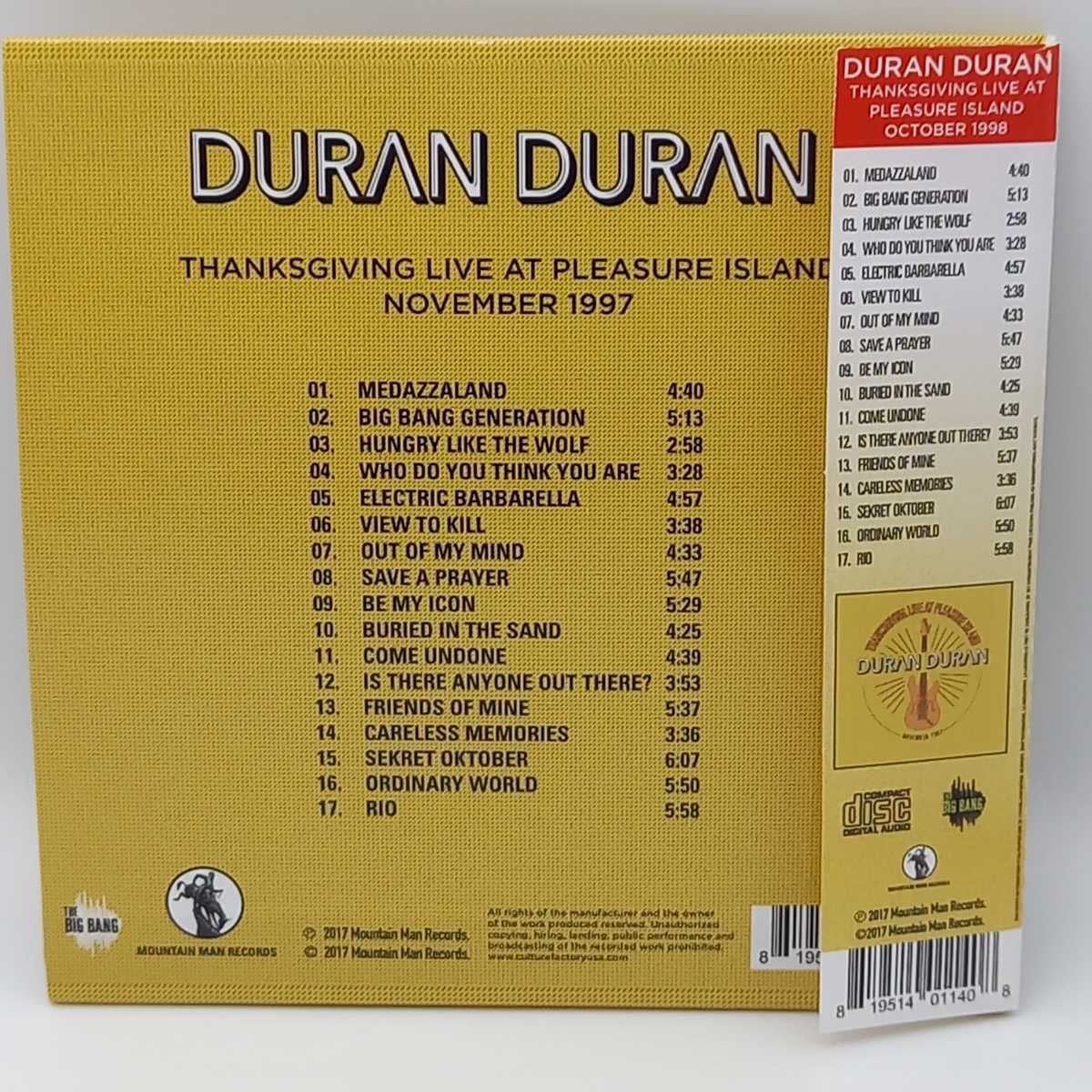 Duran Duran Limited Edition CD Live at Pleasure Island Obi Included Used | Japansoundstore