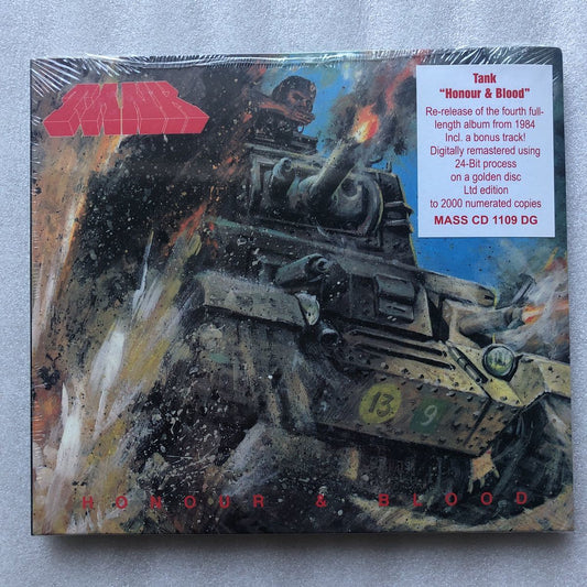 TANK HONOUR & BLOOD Limited Ed Digipak CD Gold Disc  Unopened | Japansoundstore