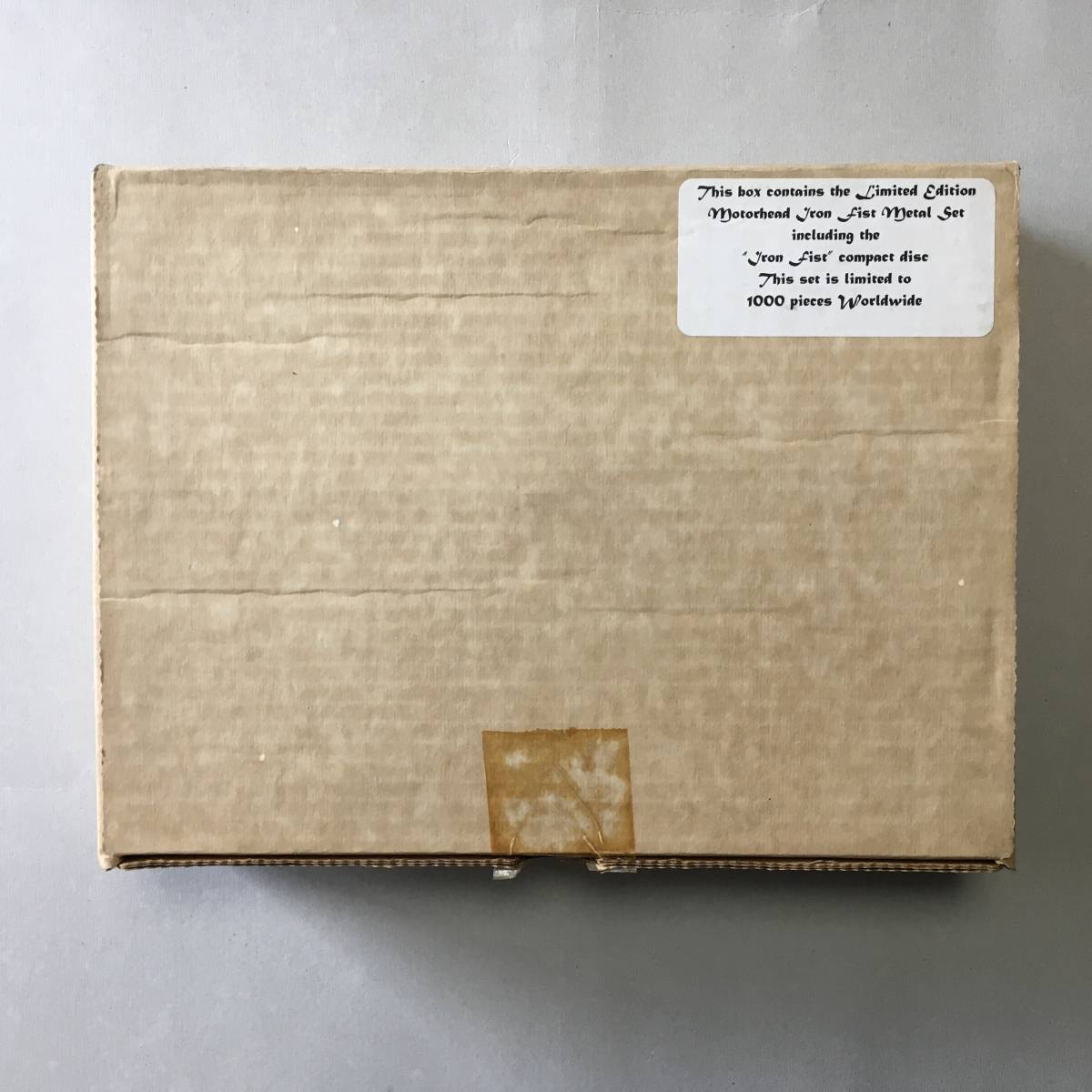 Motorhead Iron Fist UK Limited Edition 1000 CDs Unopened Collectible | Japansoundstore