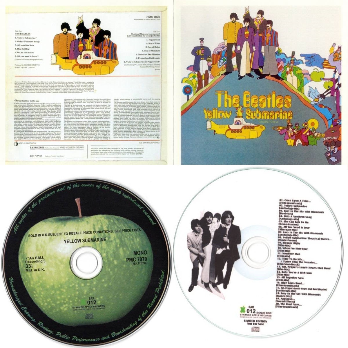 The Beatles Yellow Submarine Mono 2CD Set Limited Edition Used | Japansoundstore