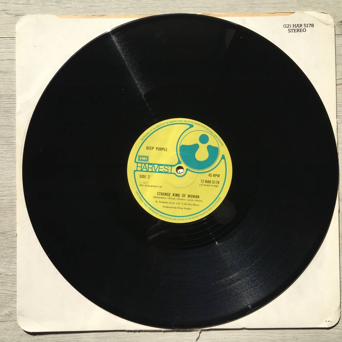 Deep Purple Black Night UK Vinyl LP Collectible Used | Japansoundstore