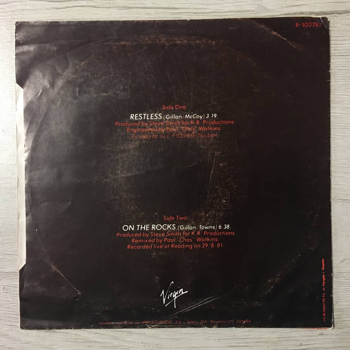 Spain Gillan Restless Japanese Version Vinyl Record Collectible | Japansoundstore