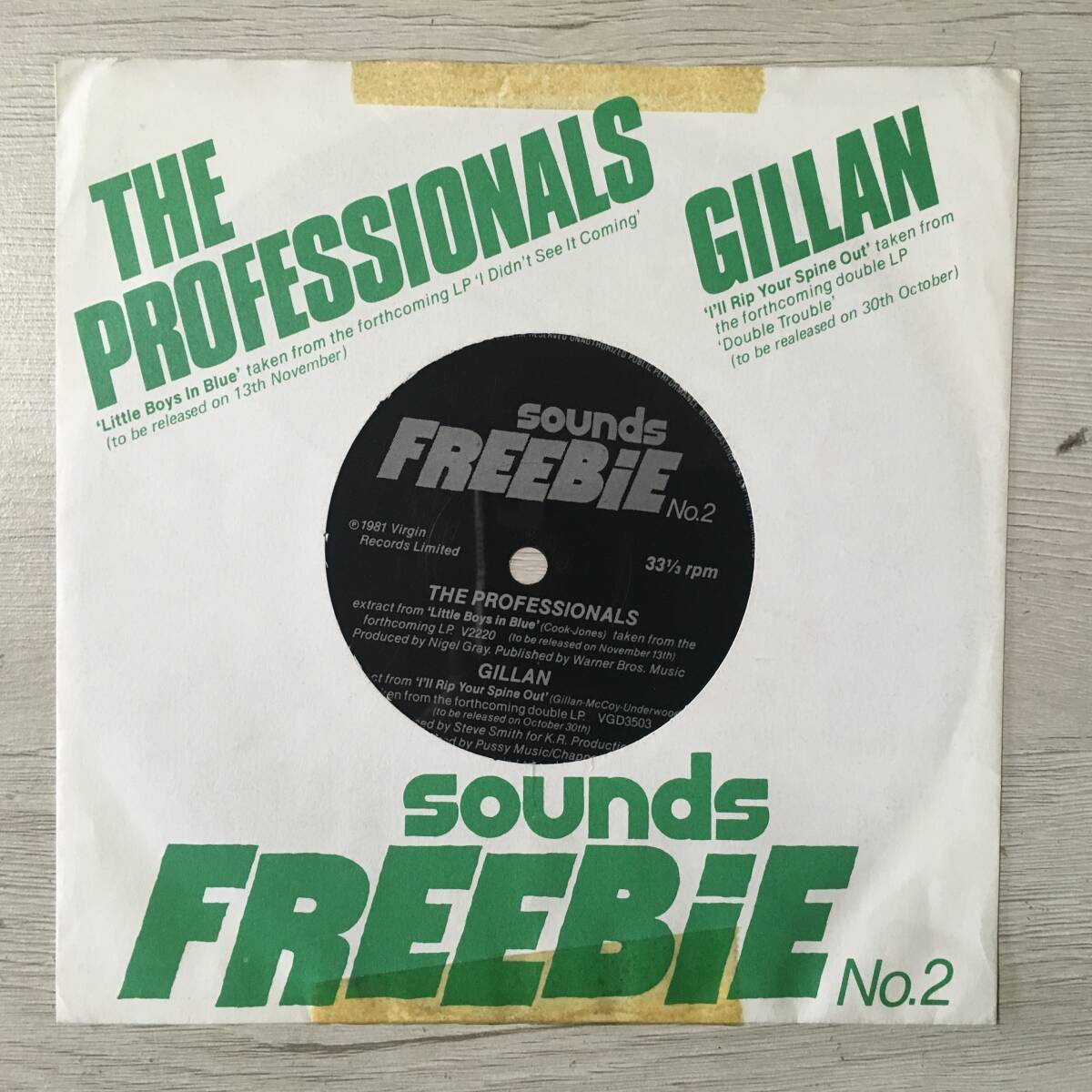 GILLAN I'll Rip Your Spine Out Vinyl LP UK Import Collectible Used | Japansoundstore