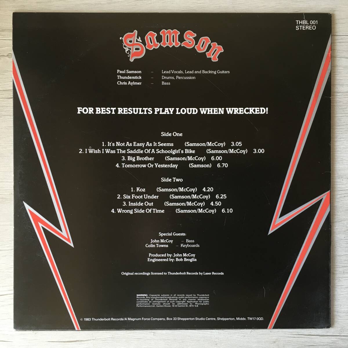 Samson Survivors UK Edition Collectible Used Vinyl Record | Japansoundstore
