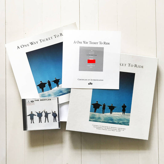 The Beatles "HELP! / ONE WAY TICKET TO RIDE" UK Limited Edition CD in LP-sized B | Japansoundstore
