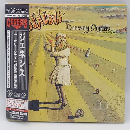 Genesis Nursery Crime CD+DVD Limited Obi Paper Jacket Used Good Condition Music | Japansoundstore