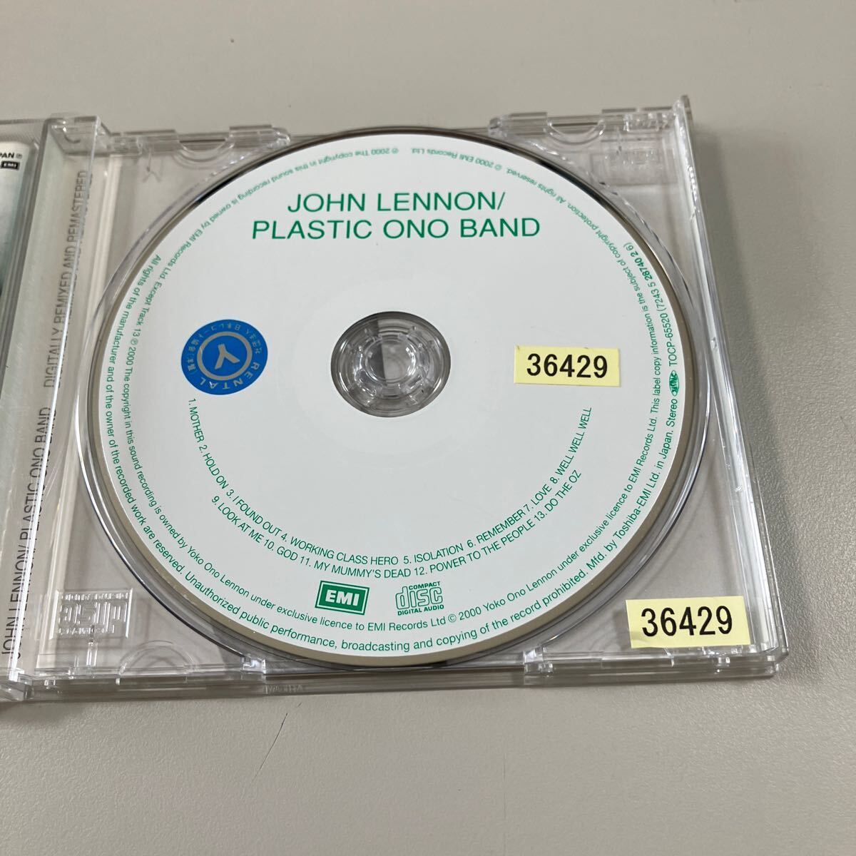 John Lennon Plastic Ono Band Millennium Edition CD First Press Used with Case | Japansoundstore