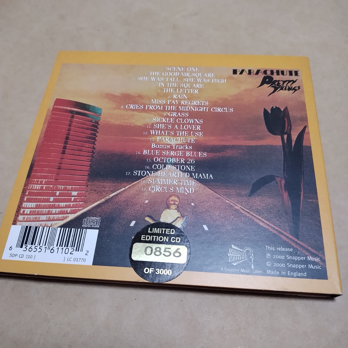 PRETTY THINGS PARACHUTE Limited Edition Gold CD No.3000, Sealed, Used | Japansoundstore