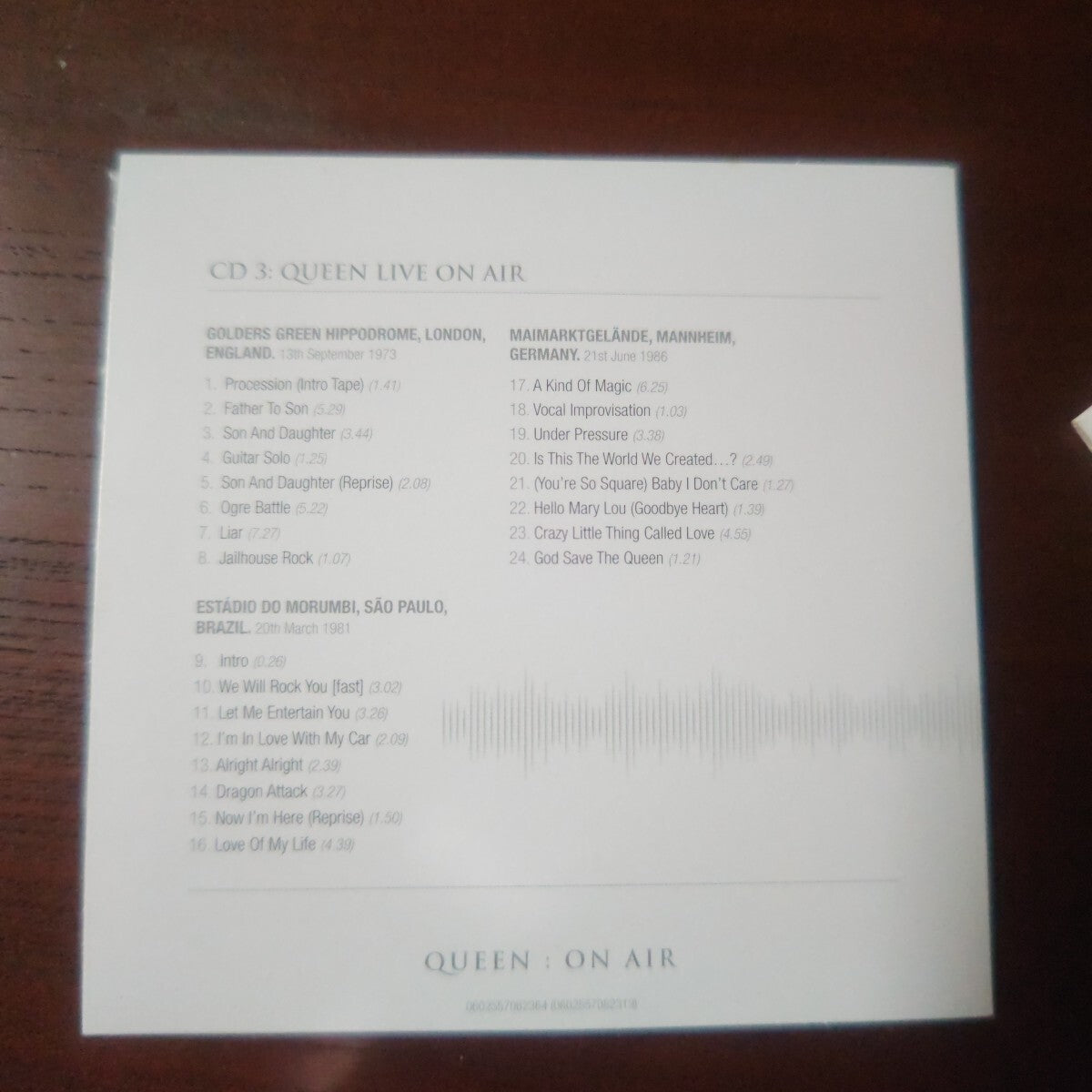 Queen On Air BBC Sessions 6CD Limited Edition Import Box | Japansoundstore