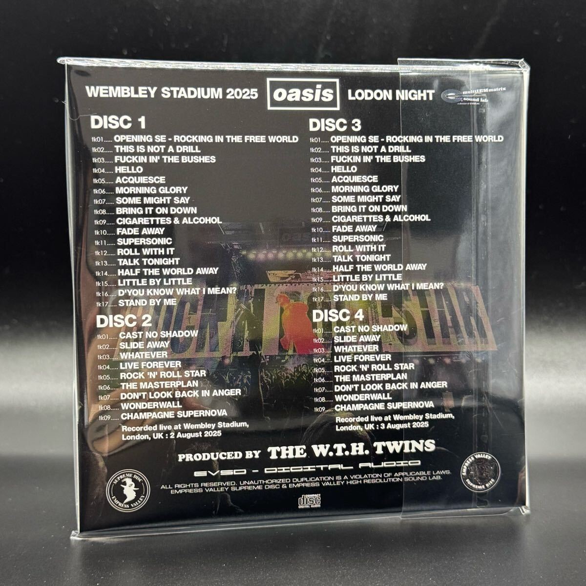 OASIS Wembley Nights Forever 4CD Limited Edition Beatles Style Live Box Set Used | Japansoundstore