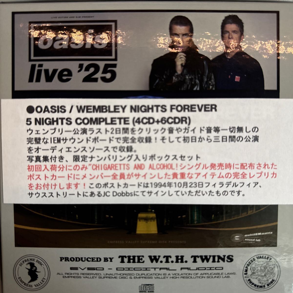 OASIS Wembley Nights Forever 4CD Limited Edition Beatles Style Live Box Set Used | Japansoundstore