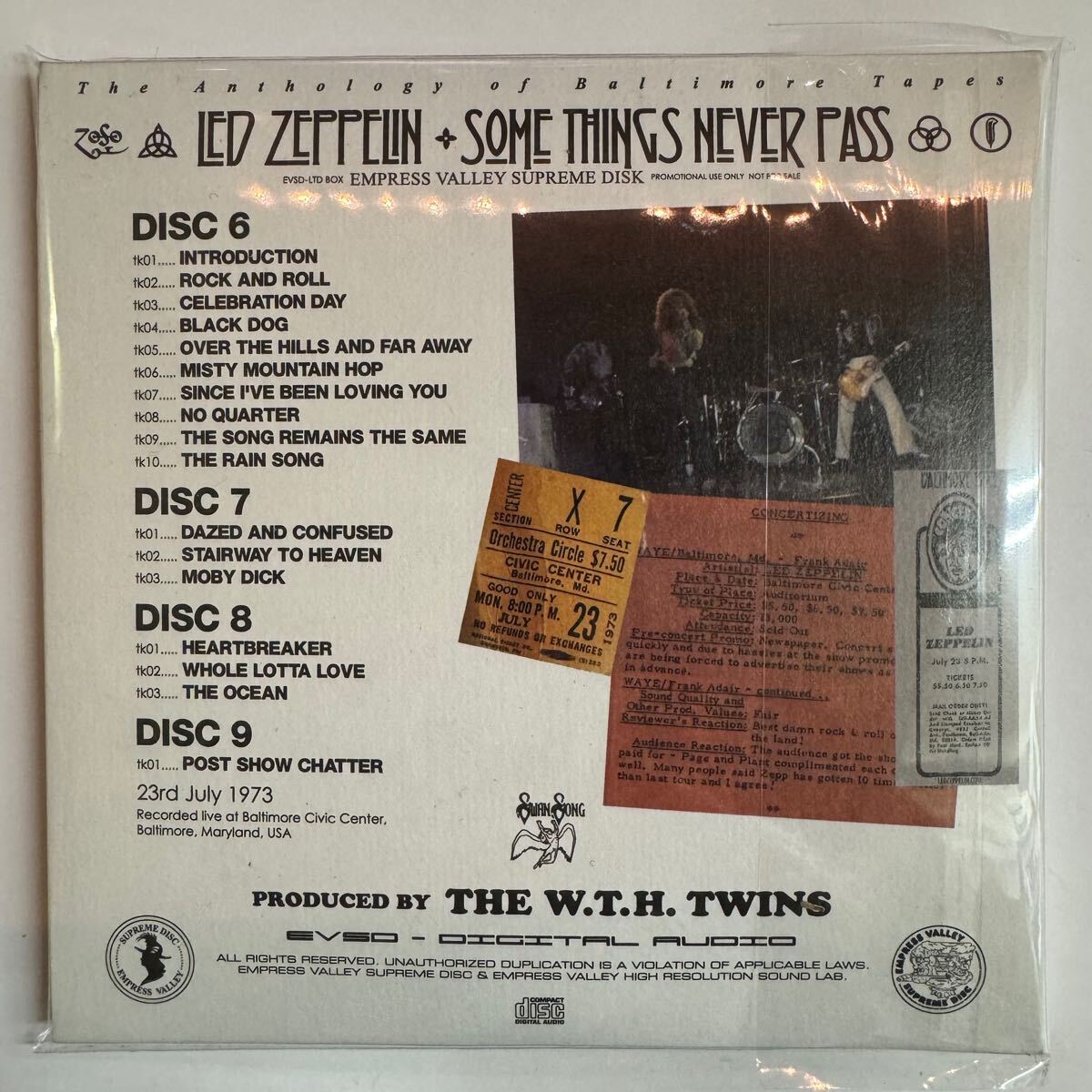 LED Zeppelin 9CD Box Set Limited 100 Baltimore 1970-73 Rock Music | Japansoundstore