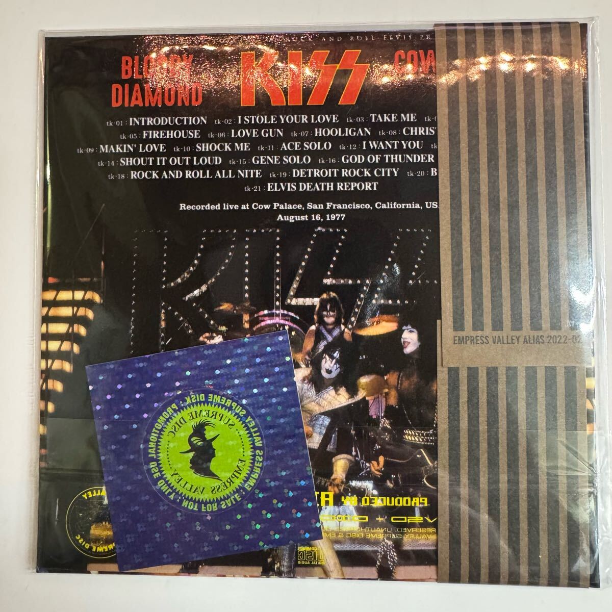 KISS Bloody Diamond CD Elvis Presley Memorial Limited Edition Silver Import Used | Japansoundstore