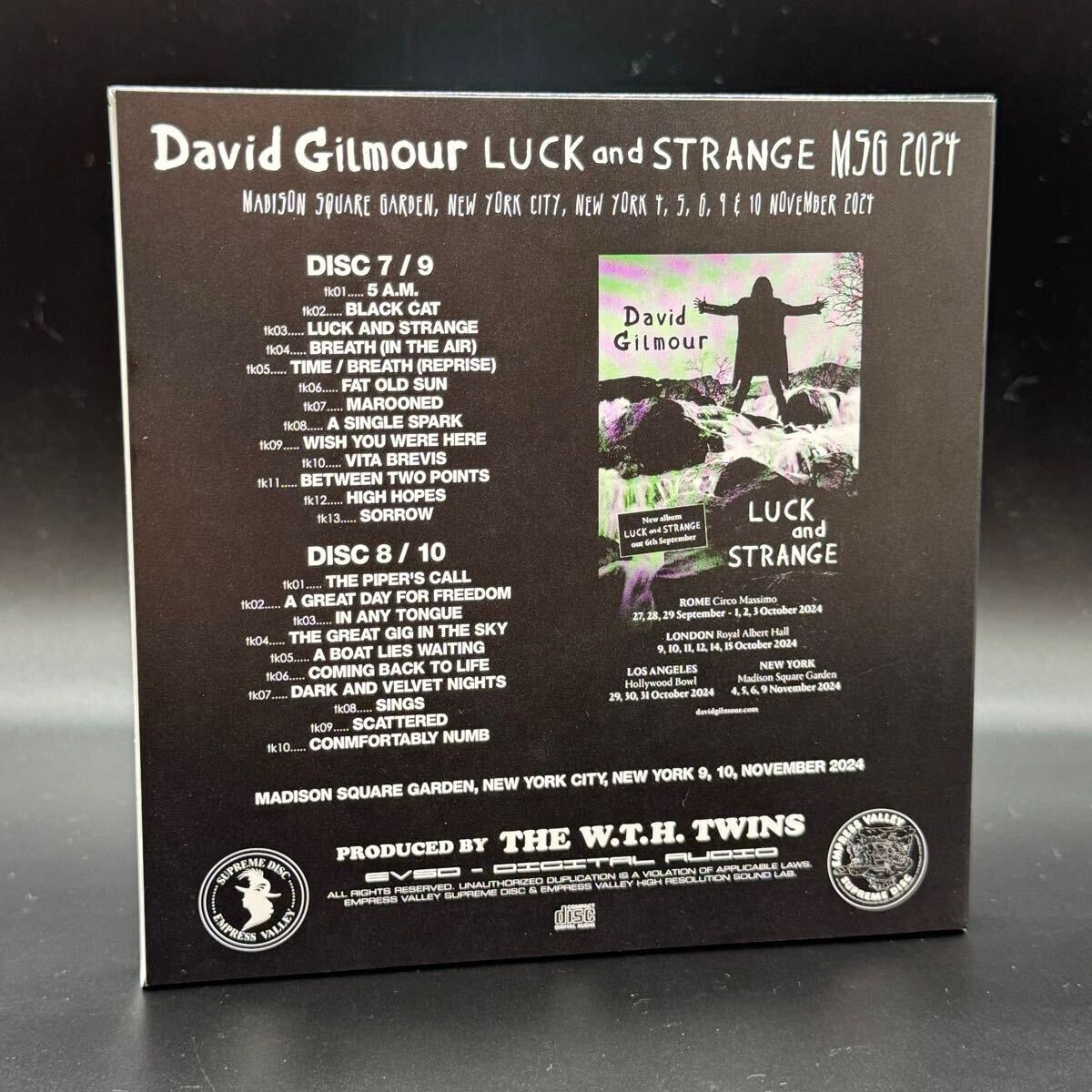 David Gilmour MSG 2024 Limited 10CD Box Set Live NY 5 Nights High Quality | Japansoundstore
