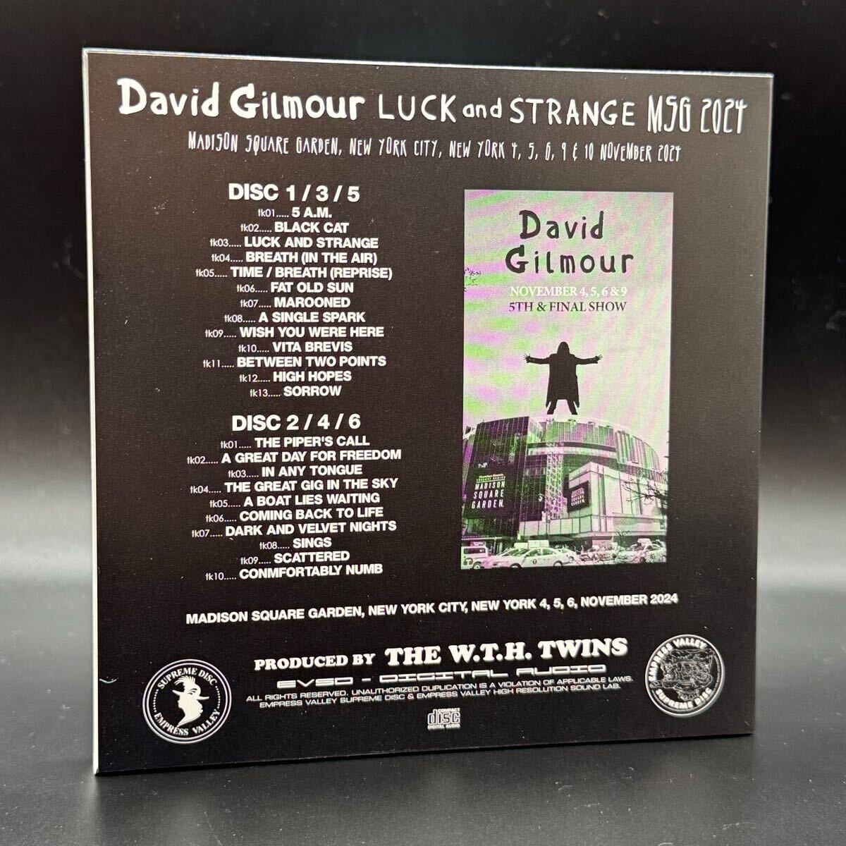 David Gilmour MSG 2024 Limited 10CD Box Set Live NY 5 Nights High Quality | Japansoundstore