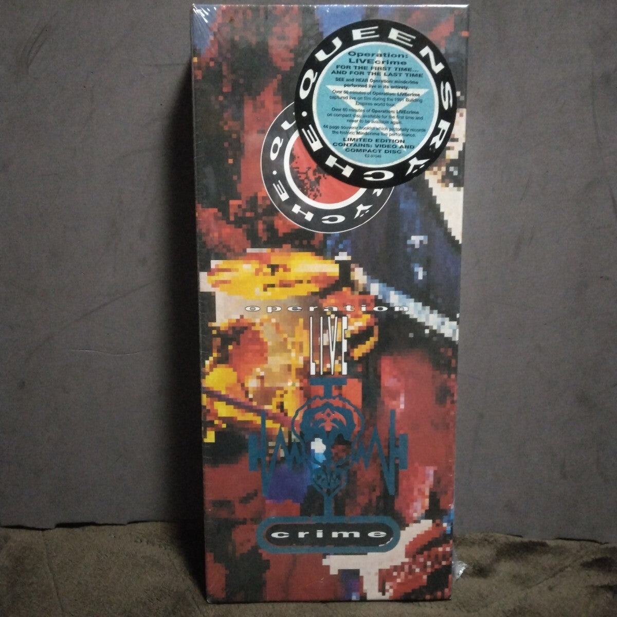 Queensryche Limited BOX Set CD VHS Unopened Sealed 1991 Collectible | Japansoundstore