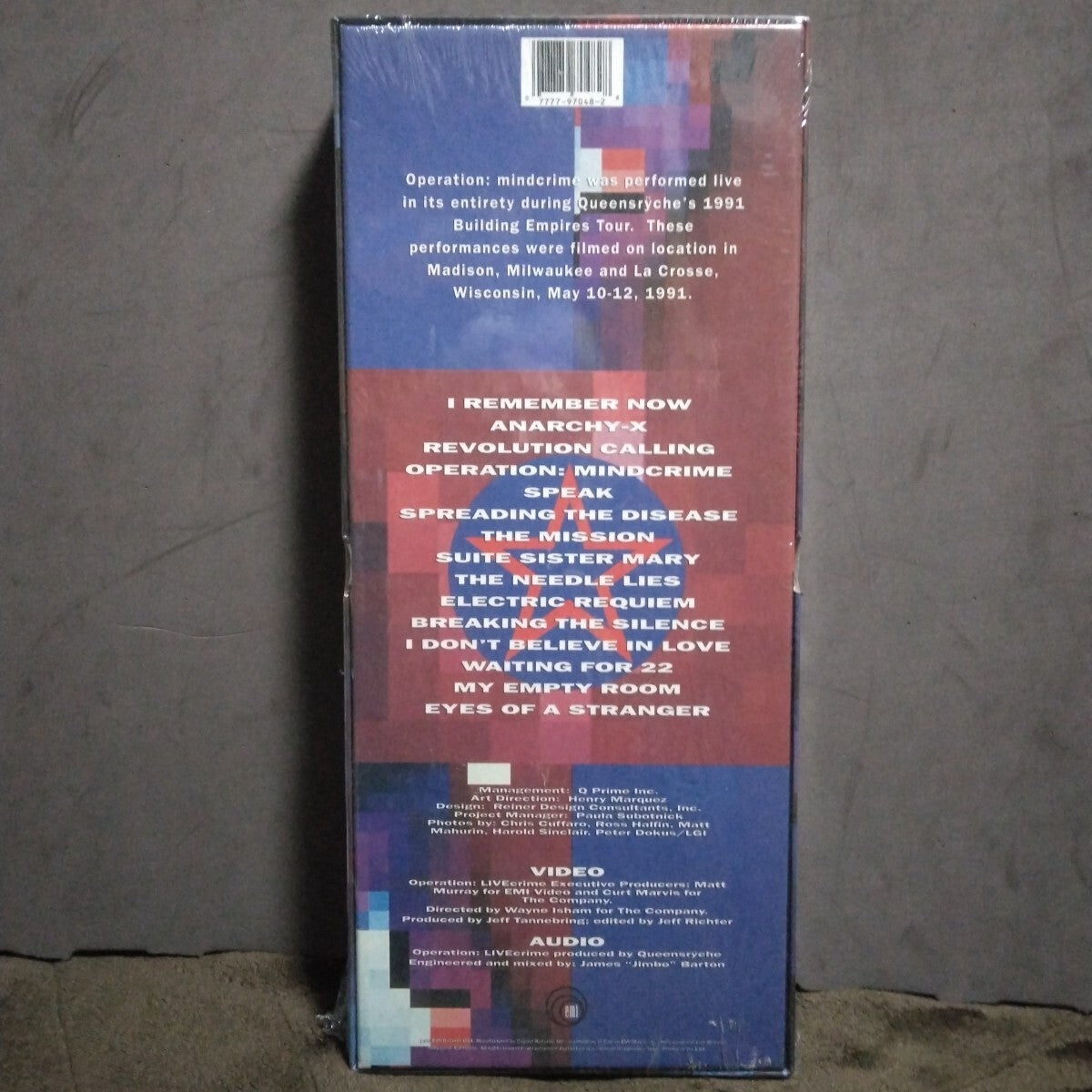 Queensryche Limited BOX Set CD VHS Unopened Sealed 1991 Collectible | Japansoundstore
