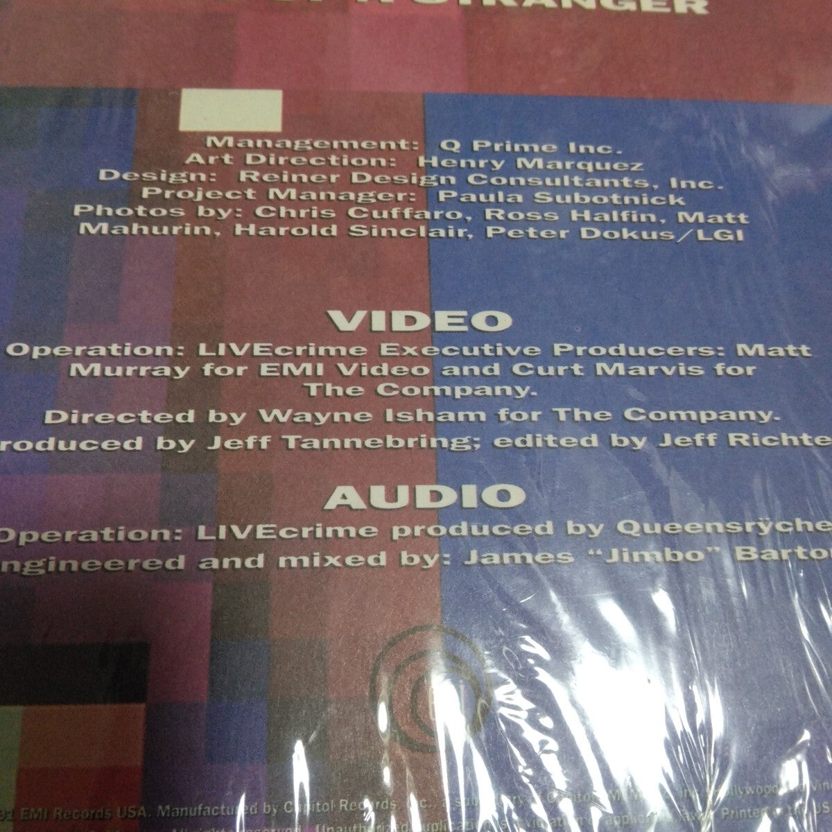 Queensryche Limited BOX Set CD VHS Unopened Sealed 1991 Collectible | Japansoundstore