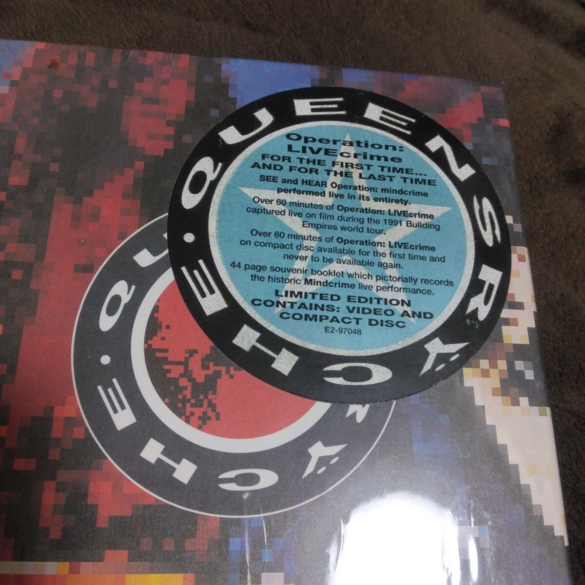 Queensryche Limited BOX Set CD VHS Unopened Sealed 1991 Collectible | Japansoundstore