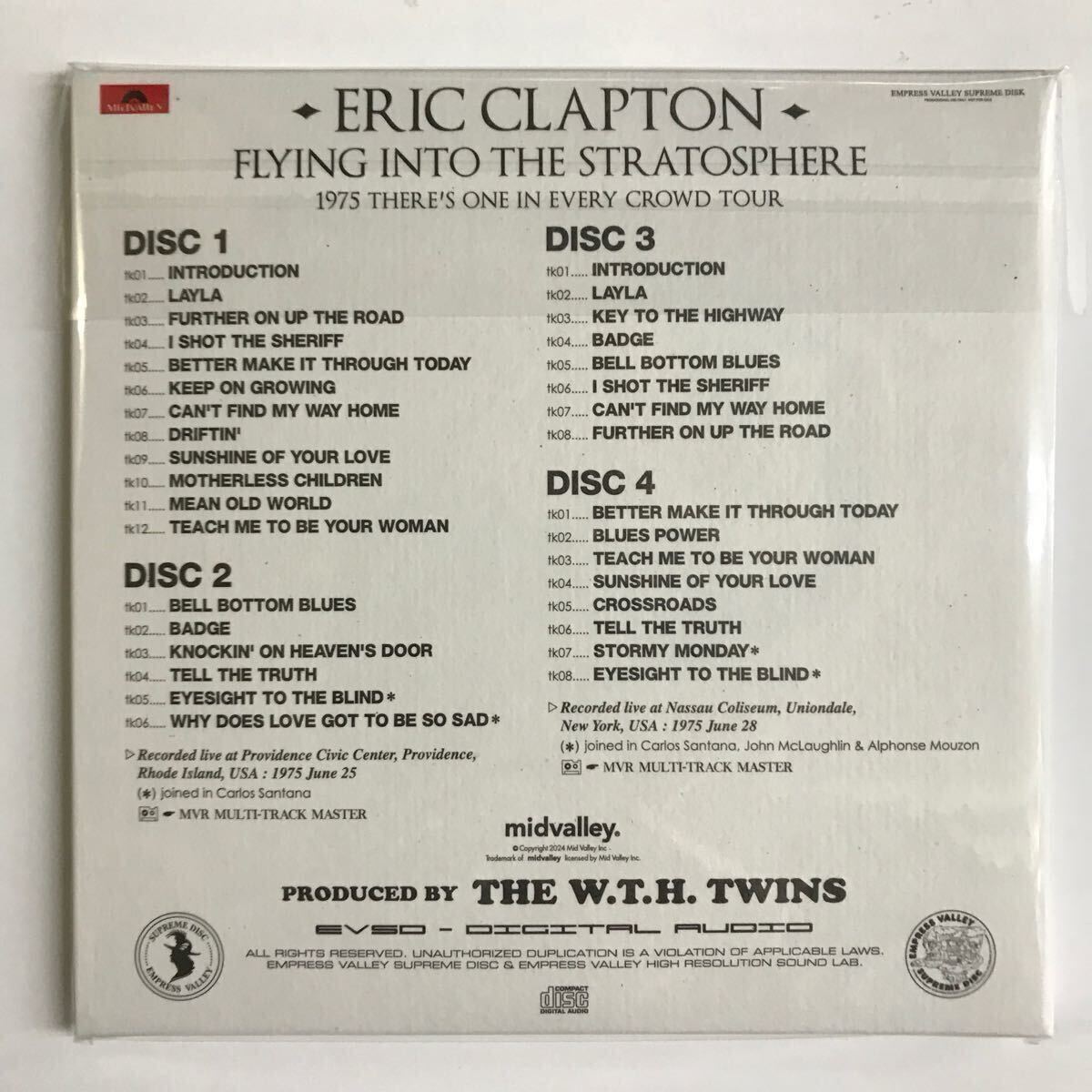 Eric Clapton Flying Into The Stratosphere 4CD + 5CD Limited Edition 200 Sets | Japansoundstore