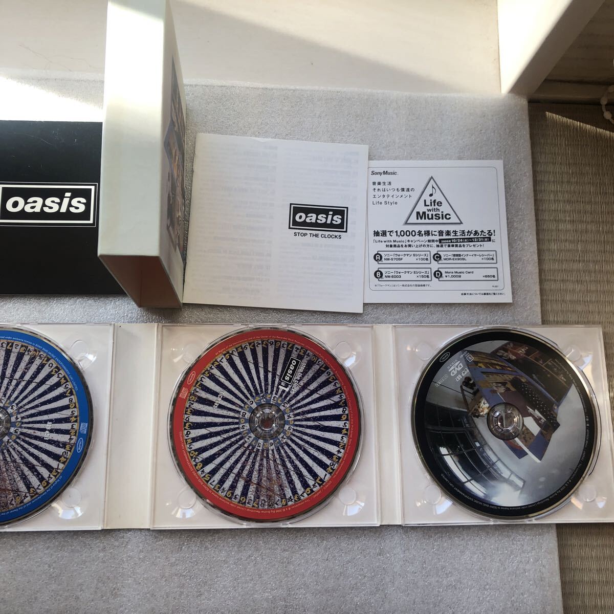 OASIS Stop The Clocks 2CD + 3DVD Limited Edition Used Music Set | Japansoundstore