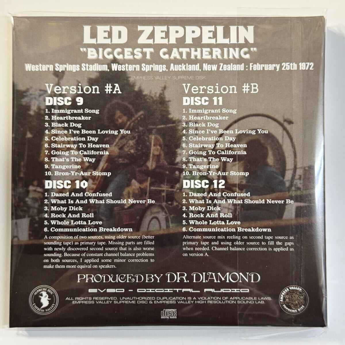 Led Zeppelin Thunder Down Under Limited 55pcs 20CD+Bonus Numbered Used | Japansoundstore