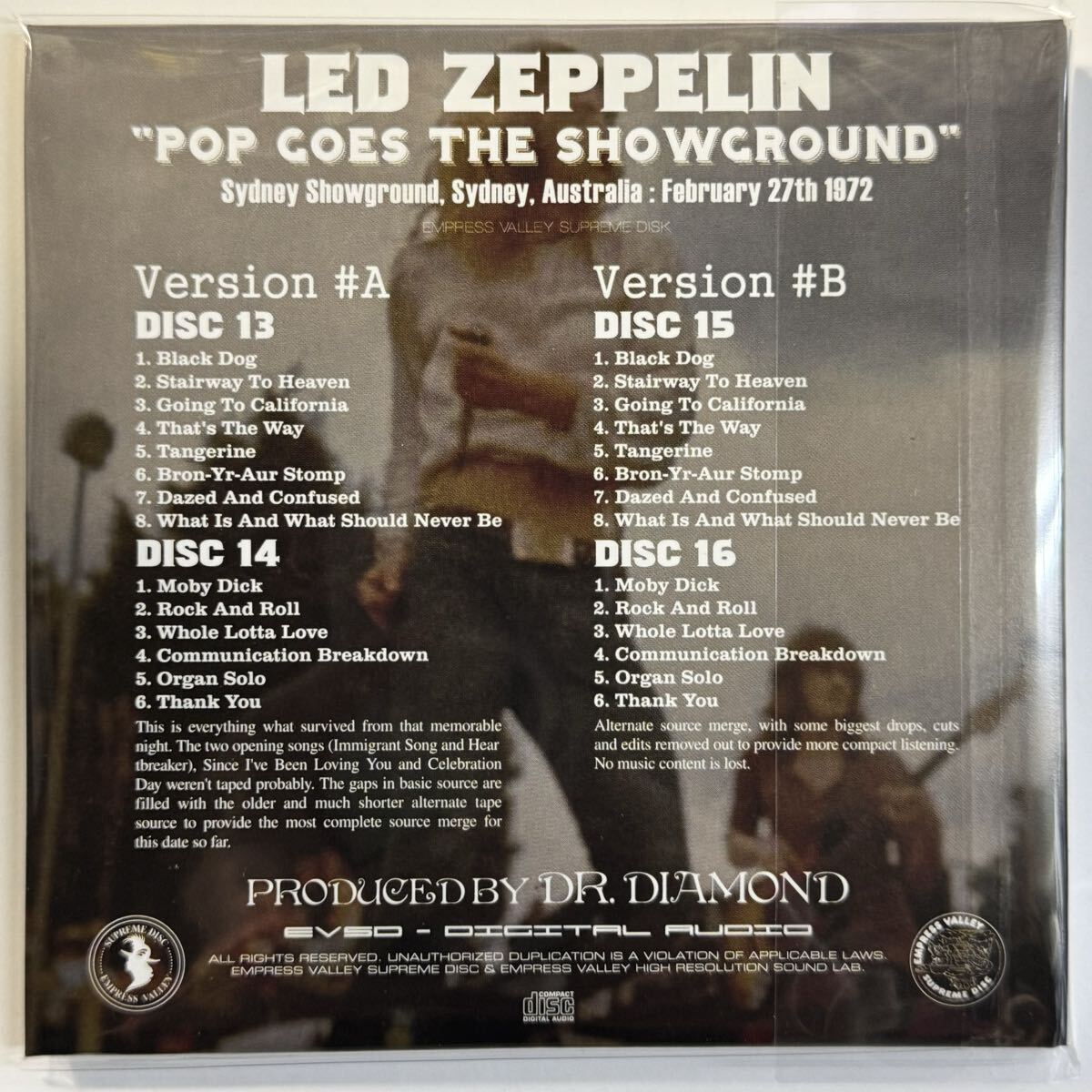 Led Zeppelin Thunder Down Under Limited 55pcs 20CD+Bonus Numbered Used | Japansoundstore