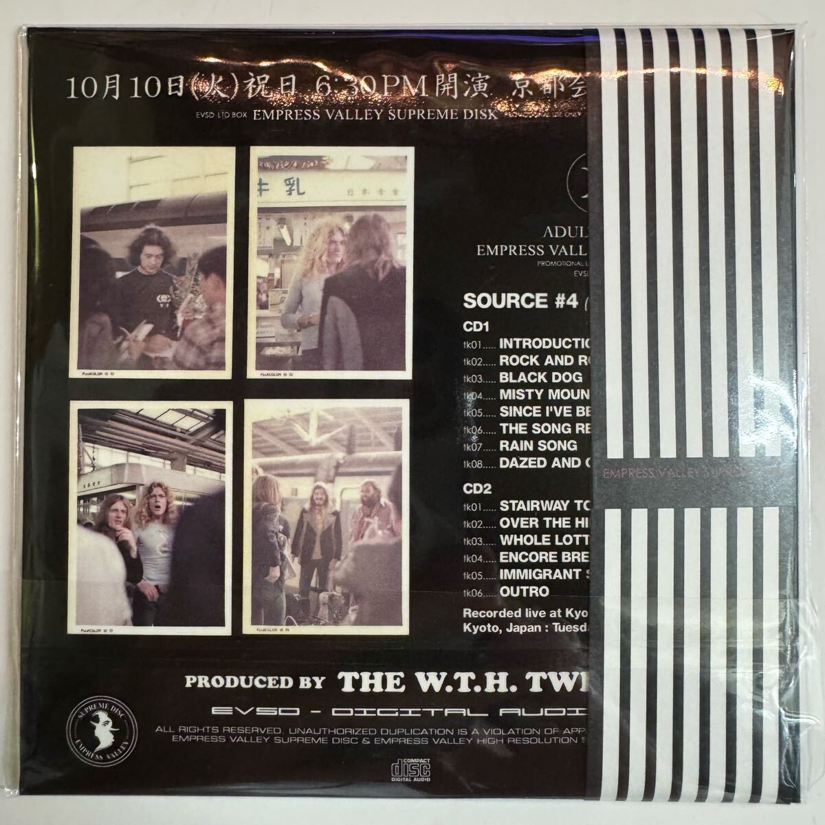 Led Zeppelin Live in Kyoto 1972 2CD Paper Jacket Obi Limited Price | Japansoundstore