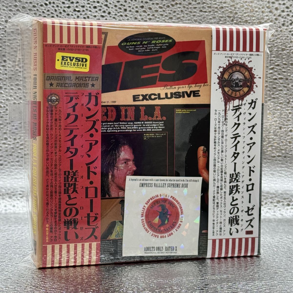 Guns N' Roses Four Nights of Roses 1989 LA Coliseum 4 Shows 6CD Box Set & 5 T-Sh | Japansoundstore
