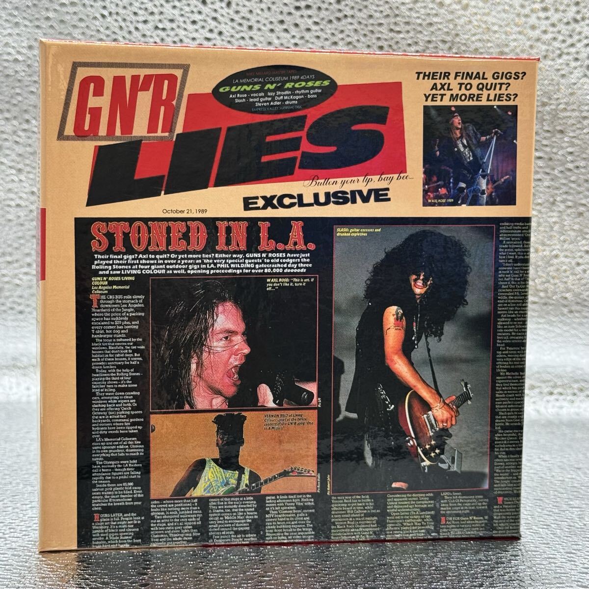 Guns N' Roses Four Nights of Roses 1989 LA Coliseum 4 Shows 6CD Box Set & 5 T-Sh | Japansoundstore