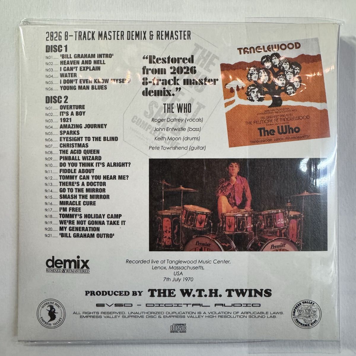The Who Live at 1969 & 1970 Demix 5CD Box Set Limited Edition | Japansoundstore