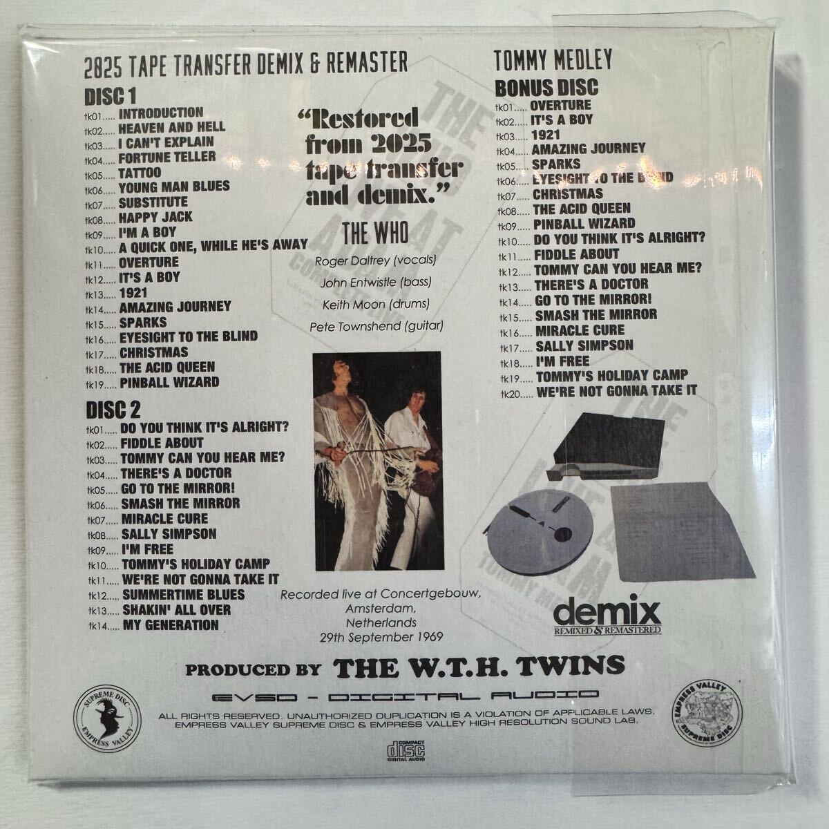 The Who Live at 1969 & 1970 Demix 5CD Box Set Limited Edition | Japansoundstore