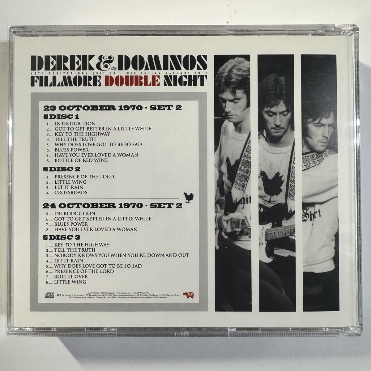 DETEK AND THE DOMINOS Fillmore Night 3CD Set Booklet Limited Numbered | Japansoundstore