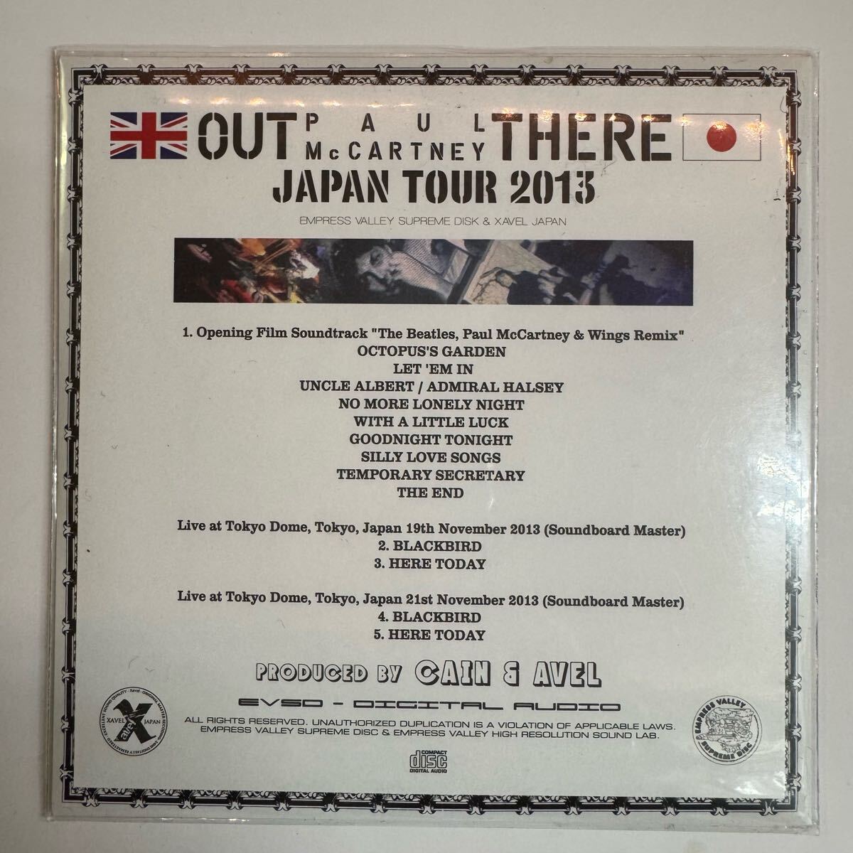 Paul McCartney Out There Japan Tour 2013 Trax CD Limited Bonus High Sound | Japansoundstore