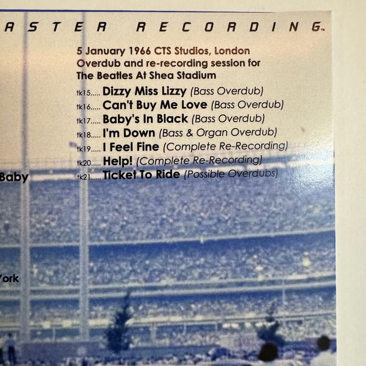 The Beatles Shea Stadium CD Limited Edition Uncut Soundboard Recording | Japansoundstore