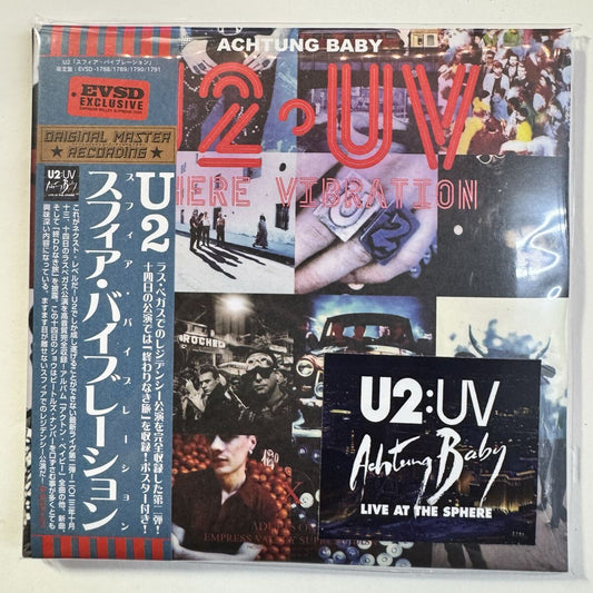 U2 Sphere Vibration 4CD Limited Edition Poster Empress Valley  Used | Japansoundstore