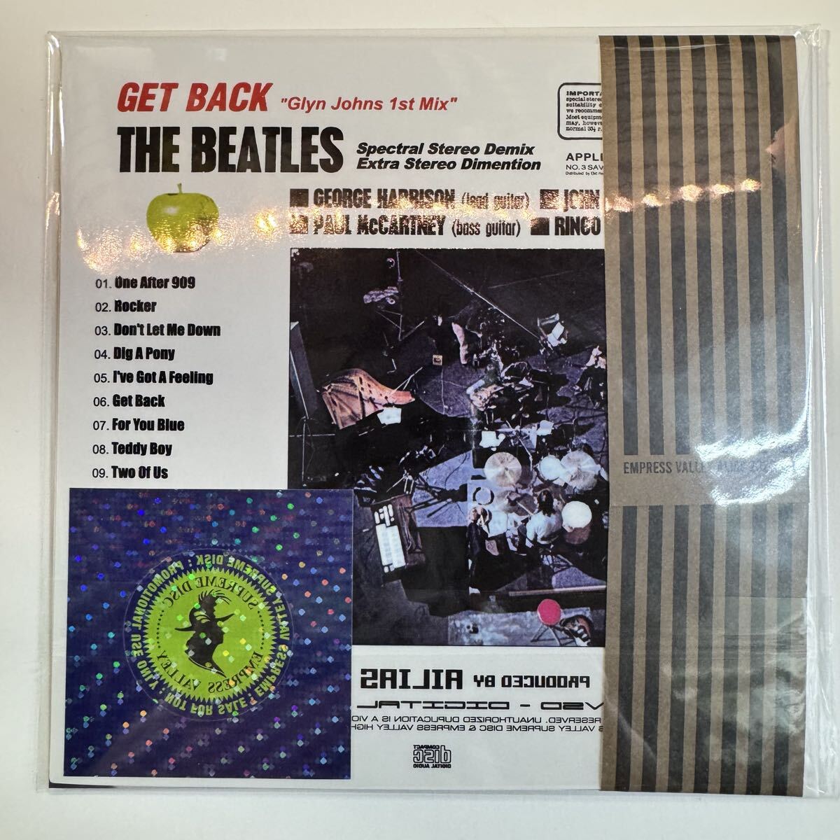 The Beatles Get Back & Roof Top Stereo Demix CD Limited AS NATURE INTENDED Used | Japansoundstore