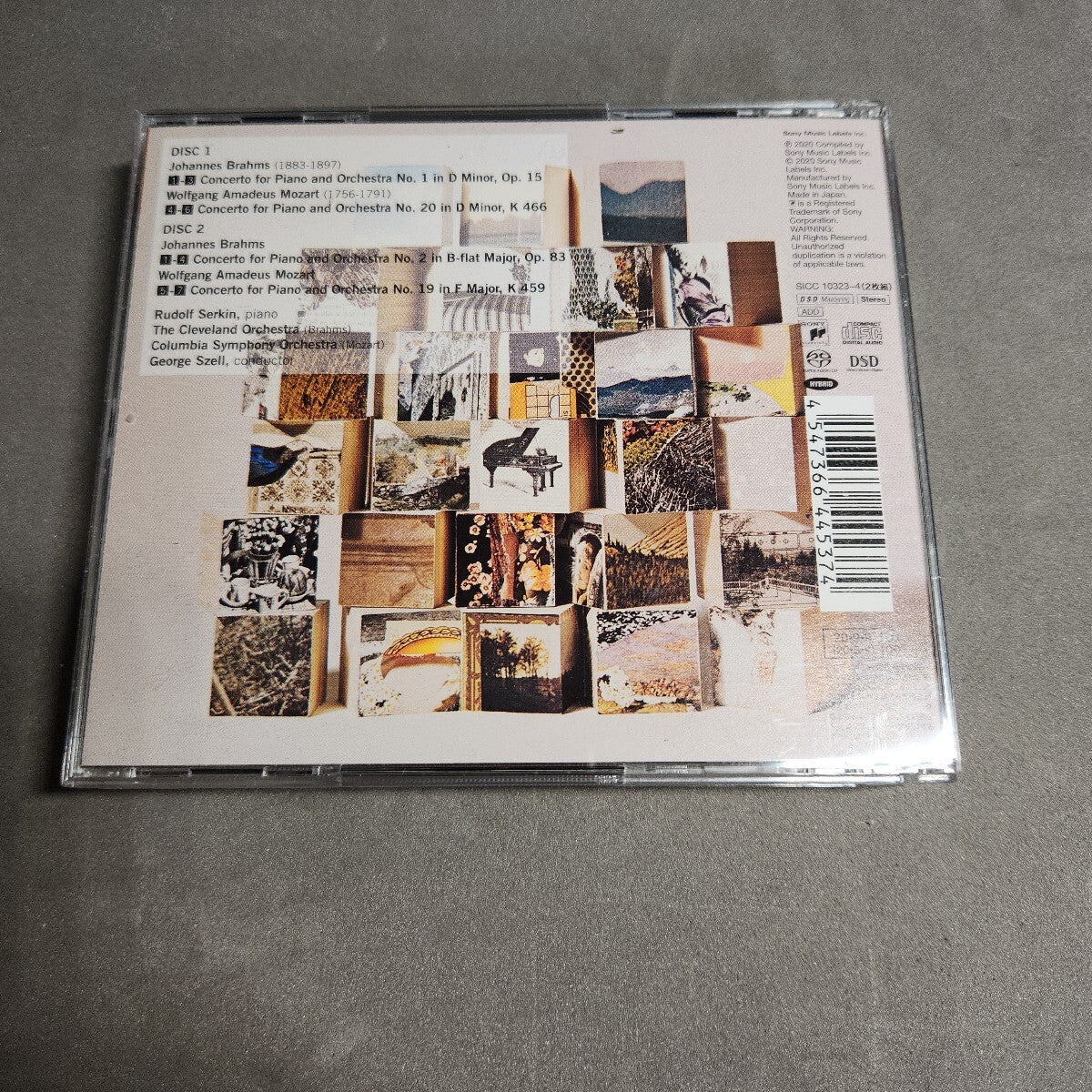 Szell Brahms & Mozart Piano Concertos SACD Used No notable wear | Japansoundstore
