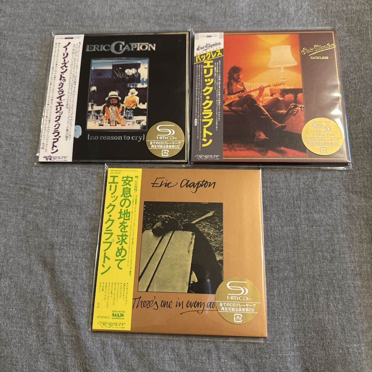 Eric Clapton 3CD Set No Reason to Cry, In Search of a Haven, Backless Unopened | Japansoundstore