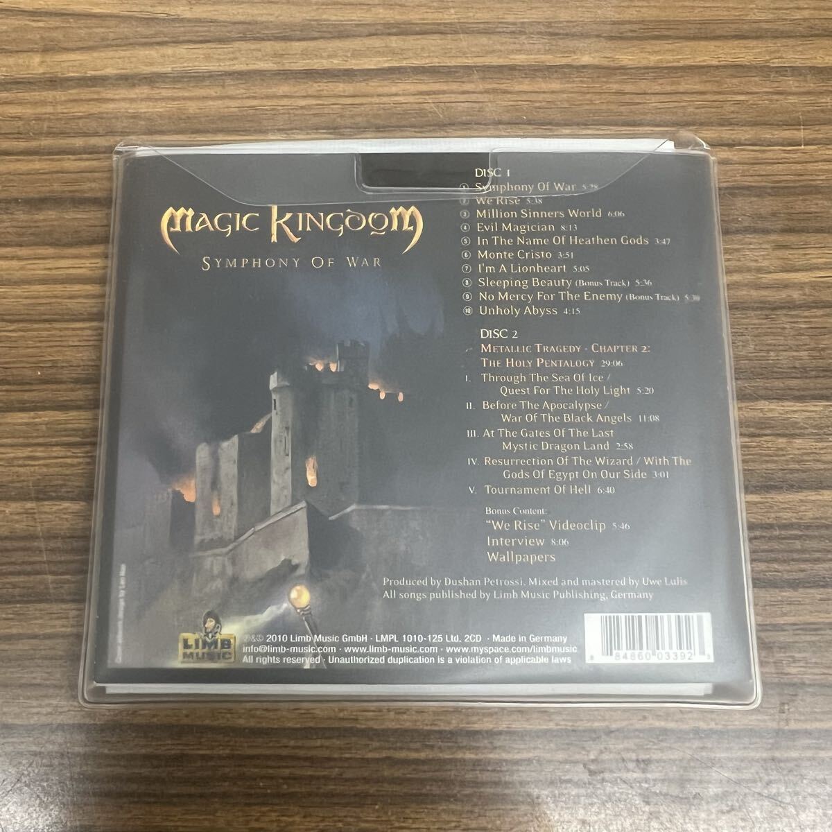 Magic Kingdom Symphony of War 2CD Melodic Power Metal Neoclassical Metal Used | Japansoundstore
